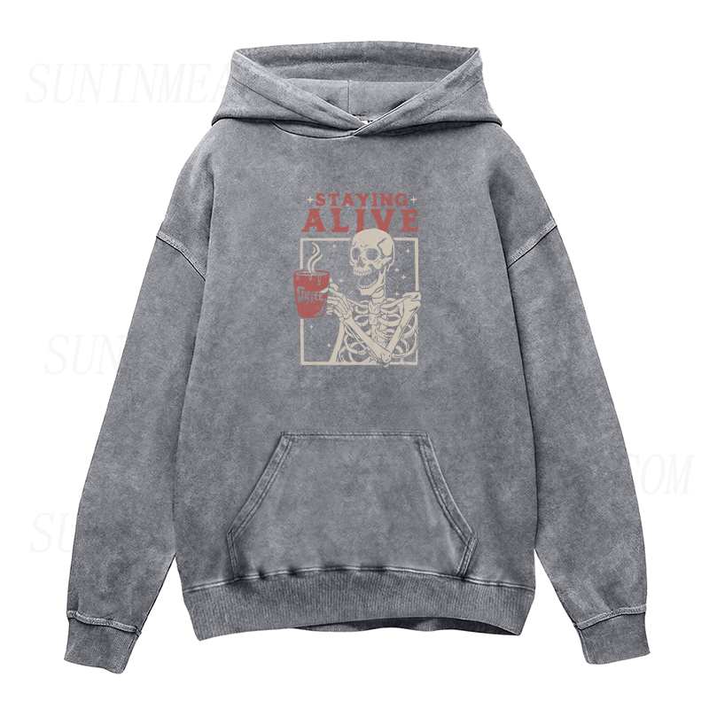 Staying Alive Coffee Unisex Hoodie