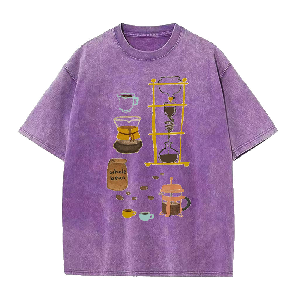 whole bean siphon pour over chemex Unisex Tee