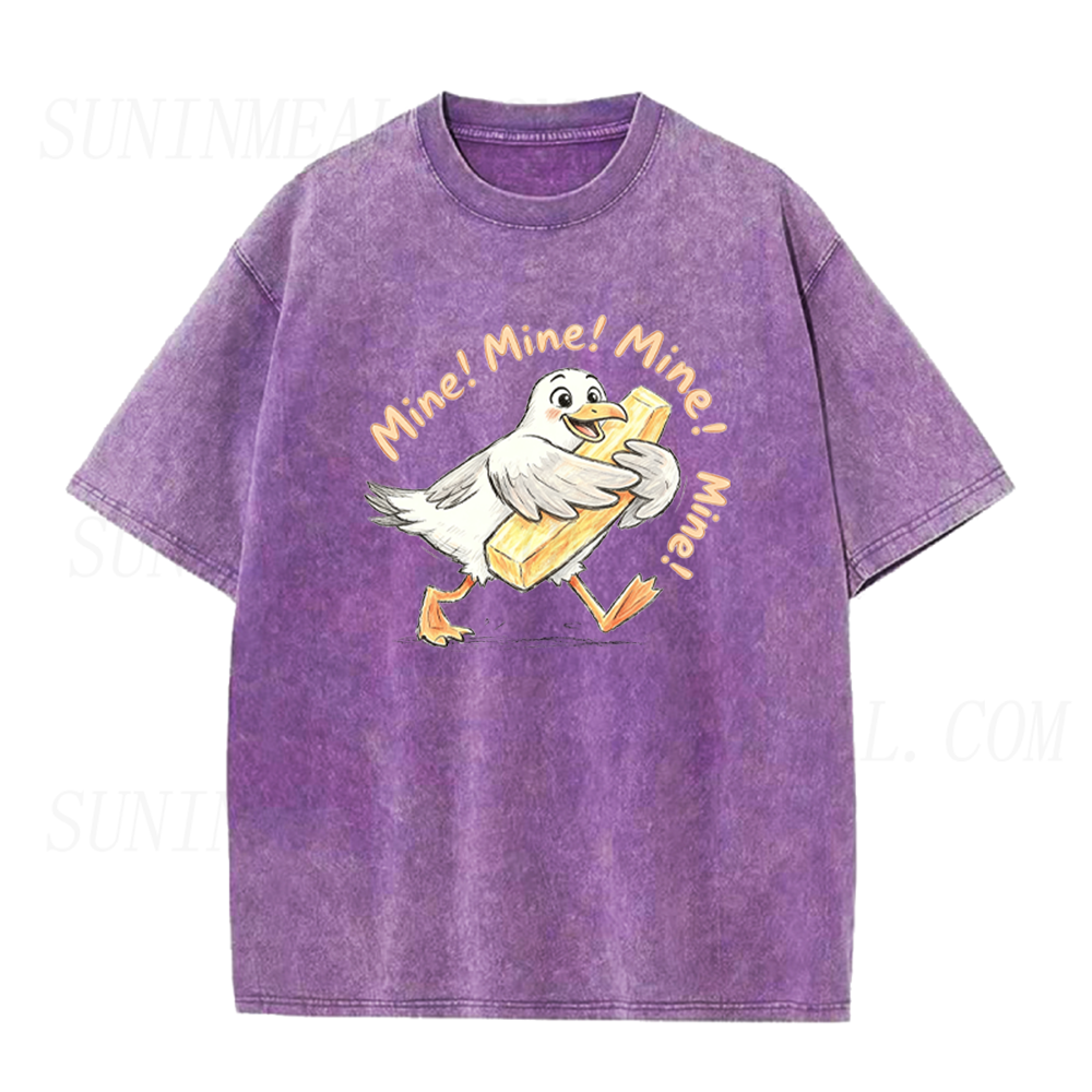 Mine Mine Mine Seagull & Fries Unisex Tee