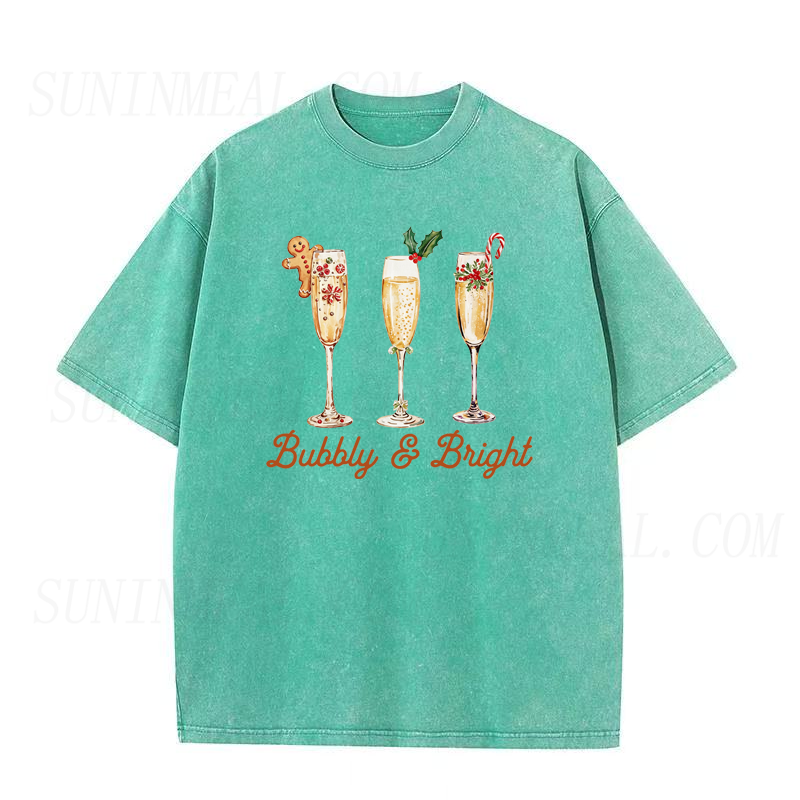Bubbly and Bright Champagne Unisex Tee