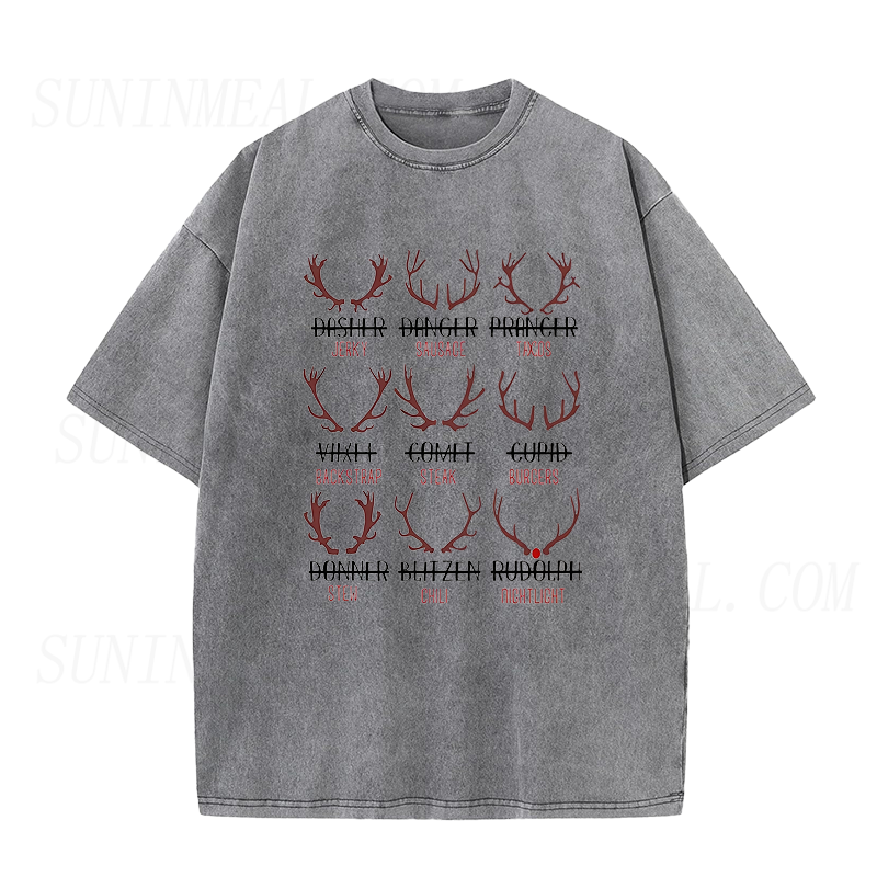 Christmas Reindeer Hunter Unisex Tee