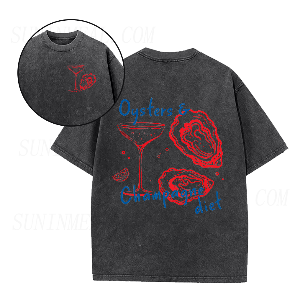 Oysters and Champagne Unisex Tee