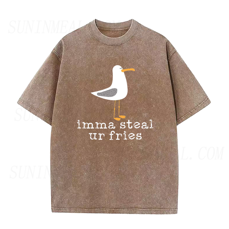 Seagull Imma Steal Ur Fries Unisex Tee
