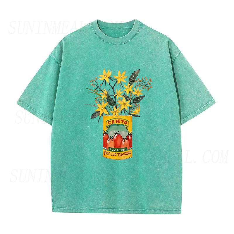 flowers and cento peeled tomatoes Unisex Tee