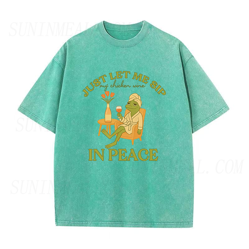 Just let me sip my chicken wine in peace Unisex Tee