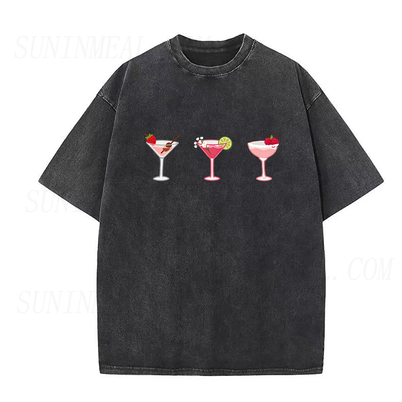 Fruity Pink Martinis Unisex Tee