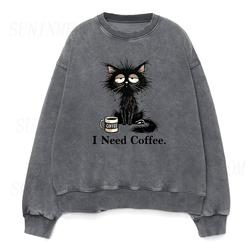 I Need Coffee Unisex Crewneck Sweatshirt