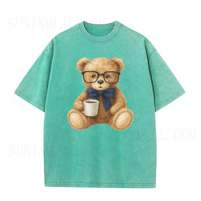 Bear Drink Coffee Tee