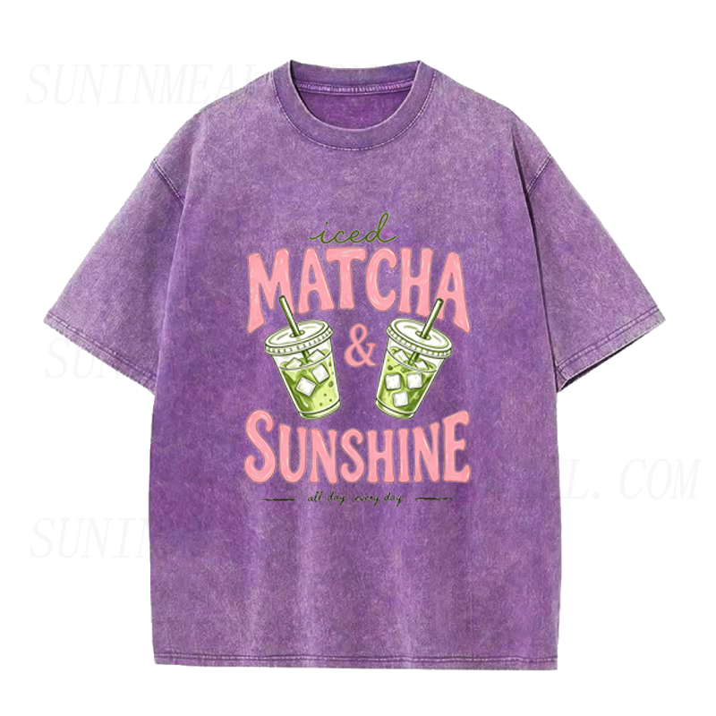 Iced Matcha & Sunshine Unisex Tee