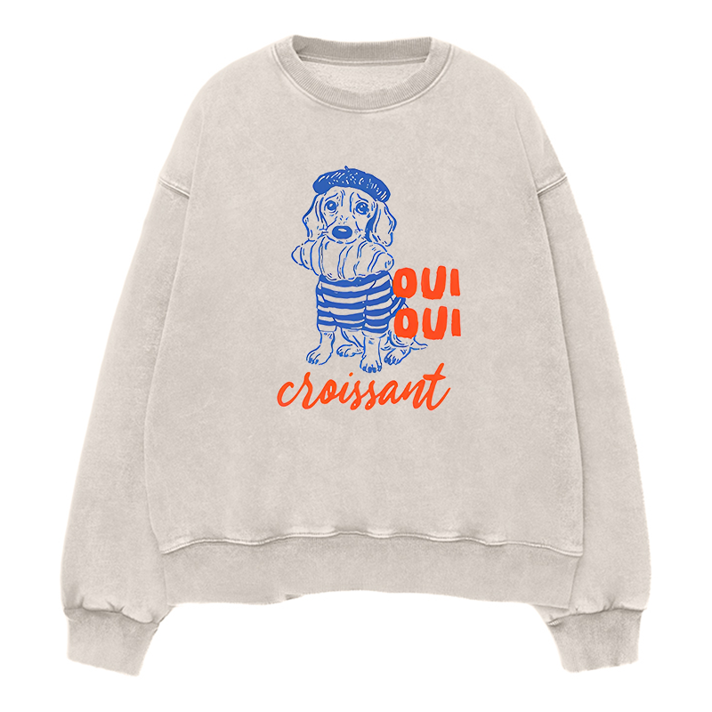Dog oui oui Unisex Crewneck Sweatshirt