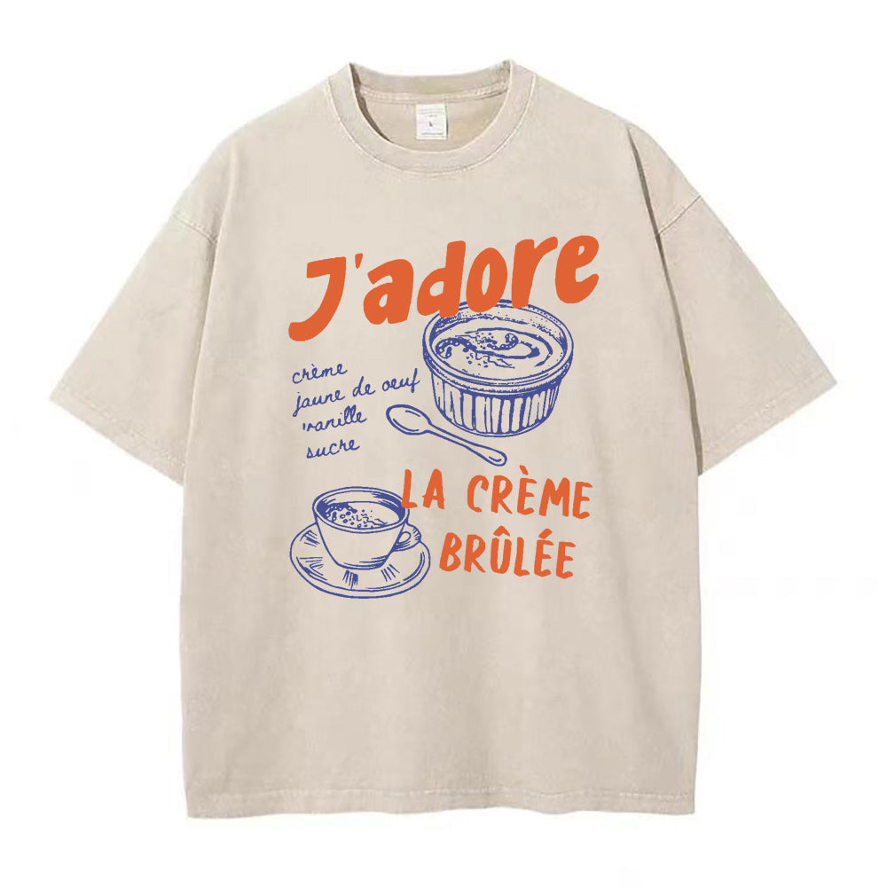 ジャドール クレームブリュレ ユニセックスTシャツ