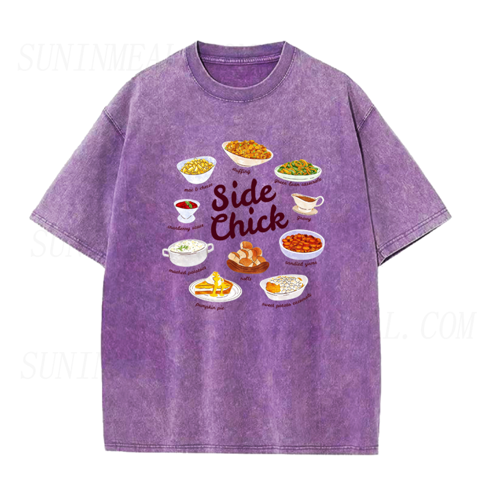 Funny Thanksgiving Side Chick Unisex Tee