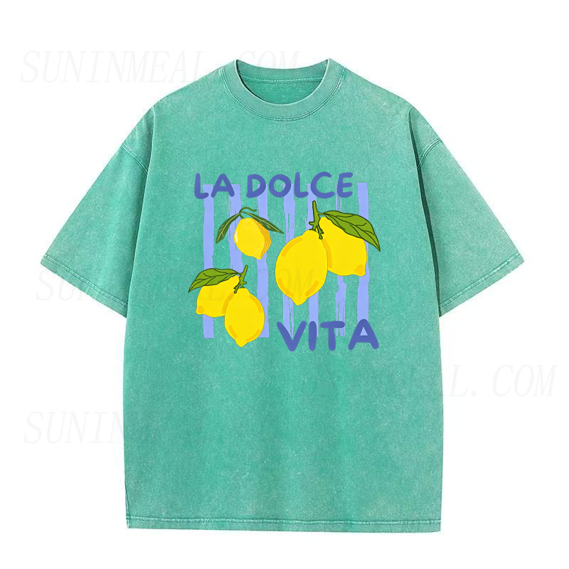 La Dolce Vita Fresh Lemons Unisex Tee