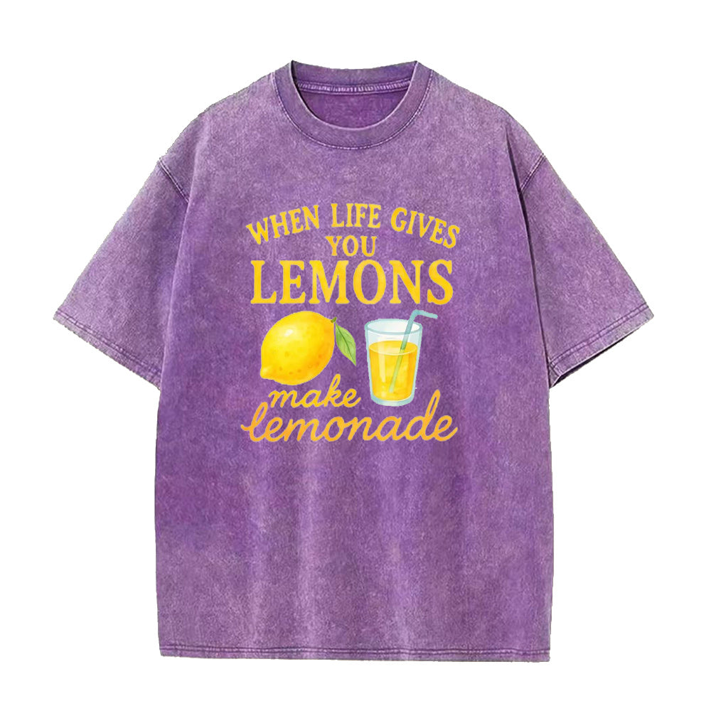 When life gives you lemons make lemonade Unisex Tee