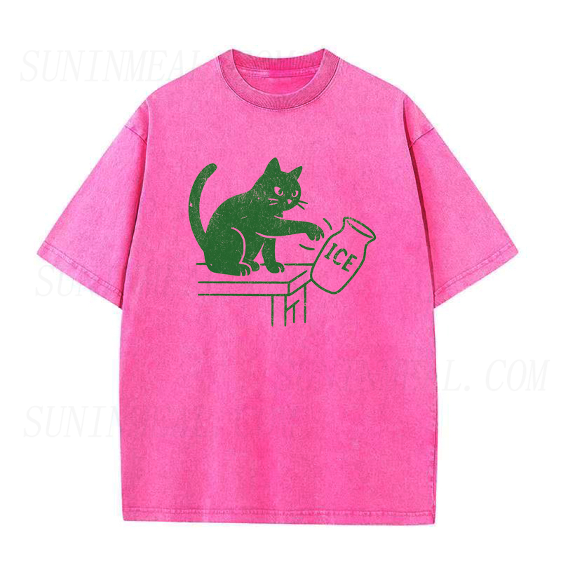 Abolish ICE Funny Cat Unisex Tee
