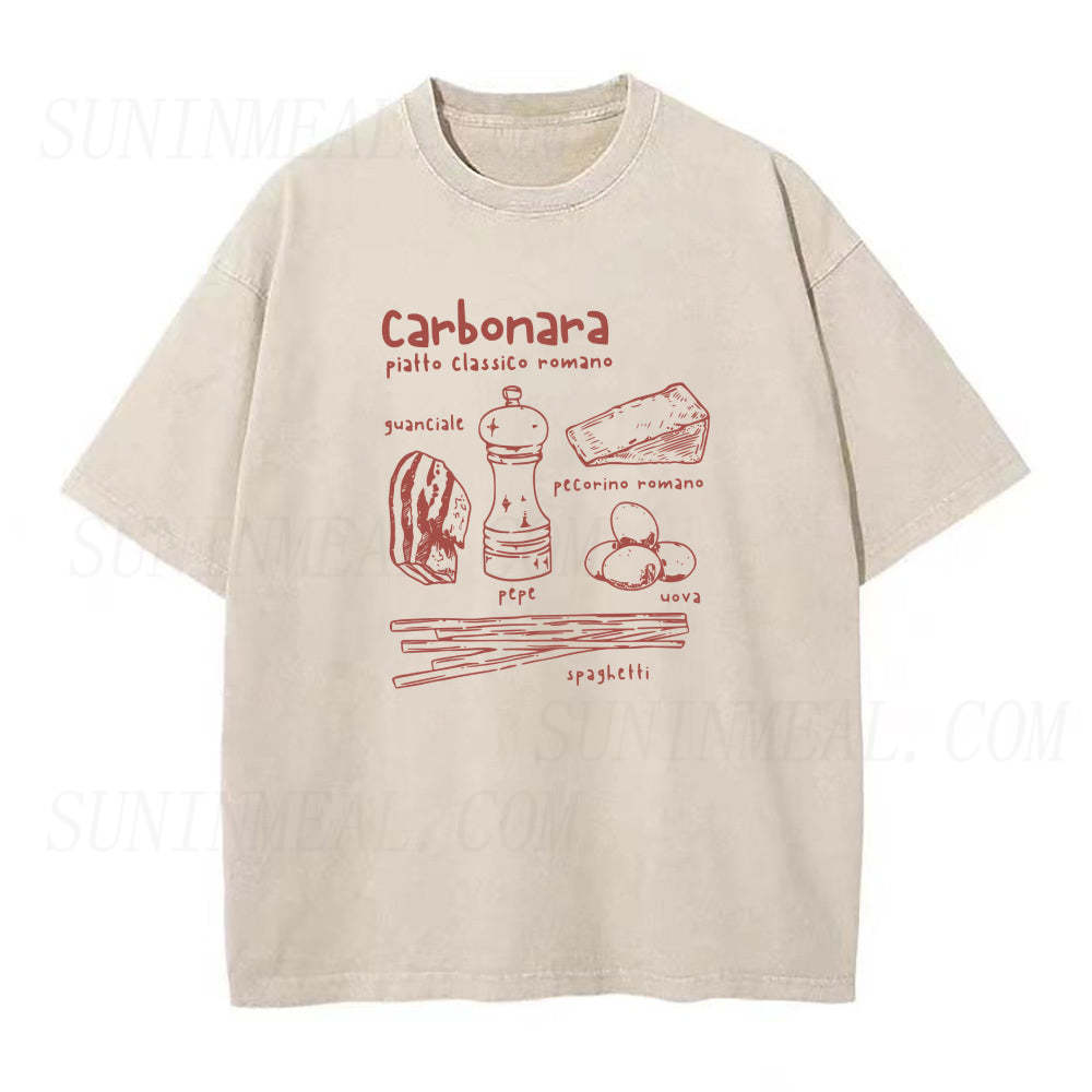 Carbonara Roma Pasta Unisex Tee