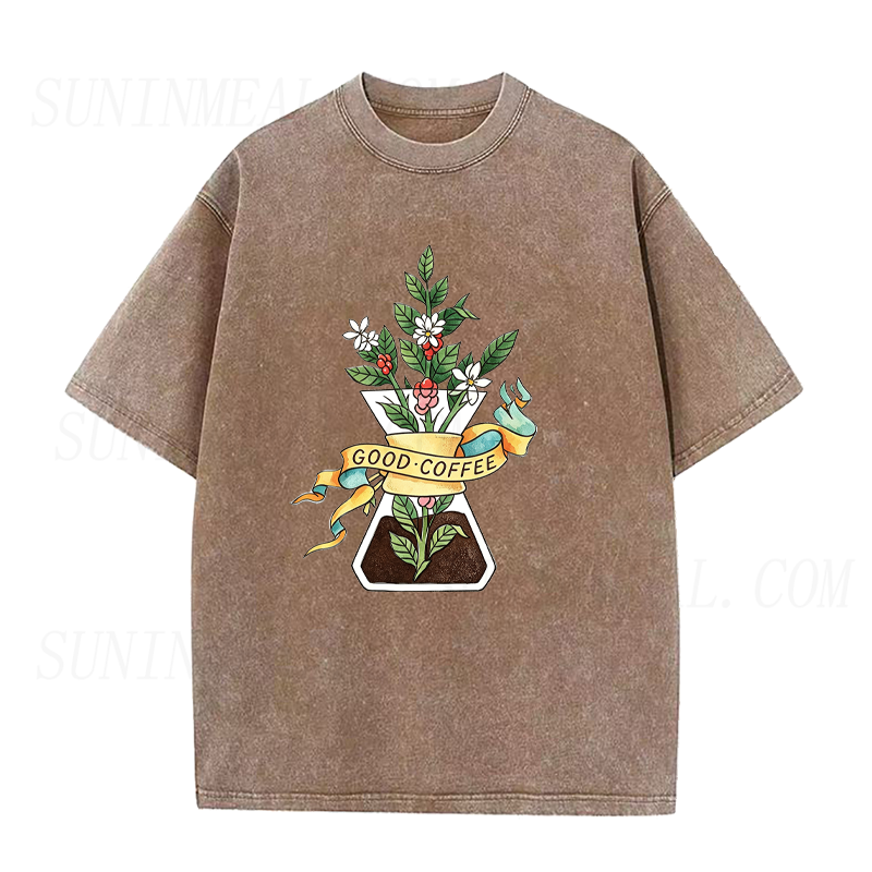 Brewed Good Coffee & Blooms Unisex Tee