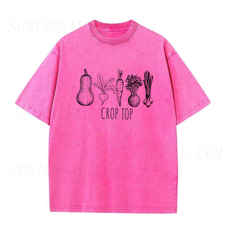 Crop Top Veggies Unisex Tee