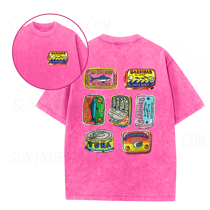 Vintage Sardine Cans Unisex Tee