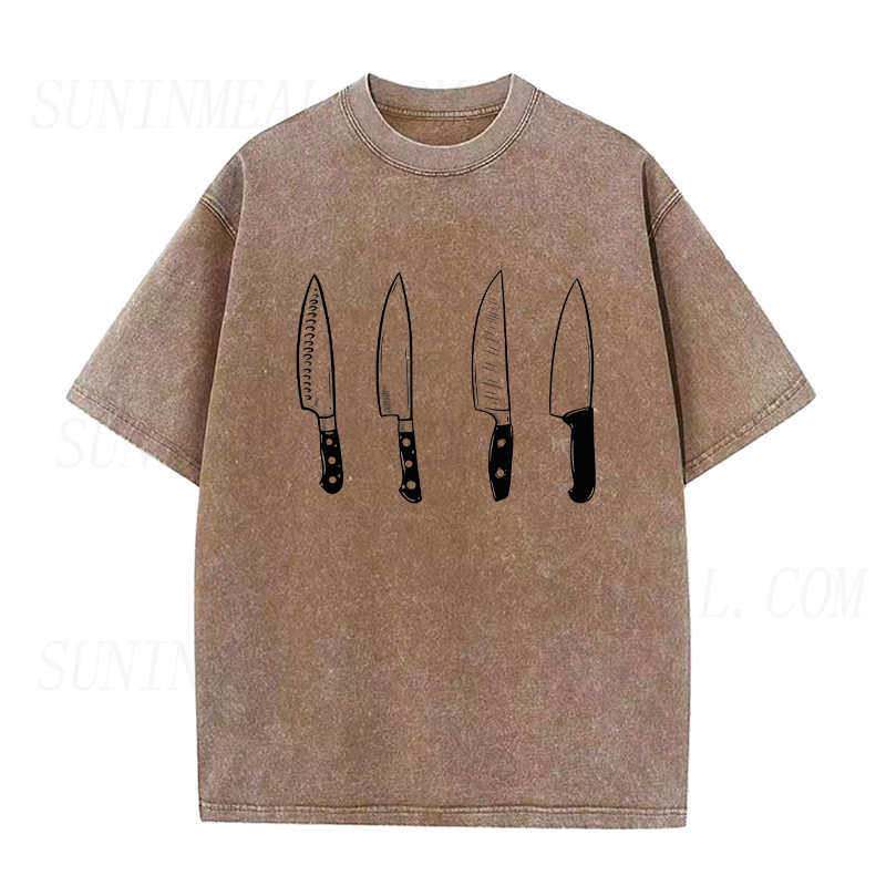 Vintage Chef Knives Unisex Tee