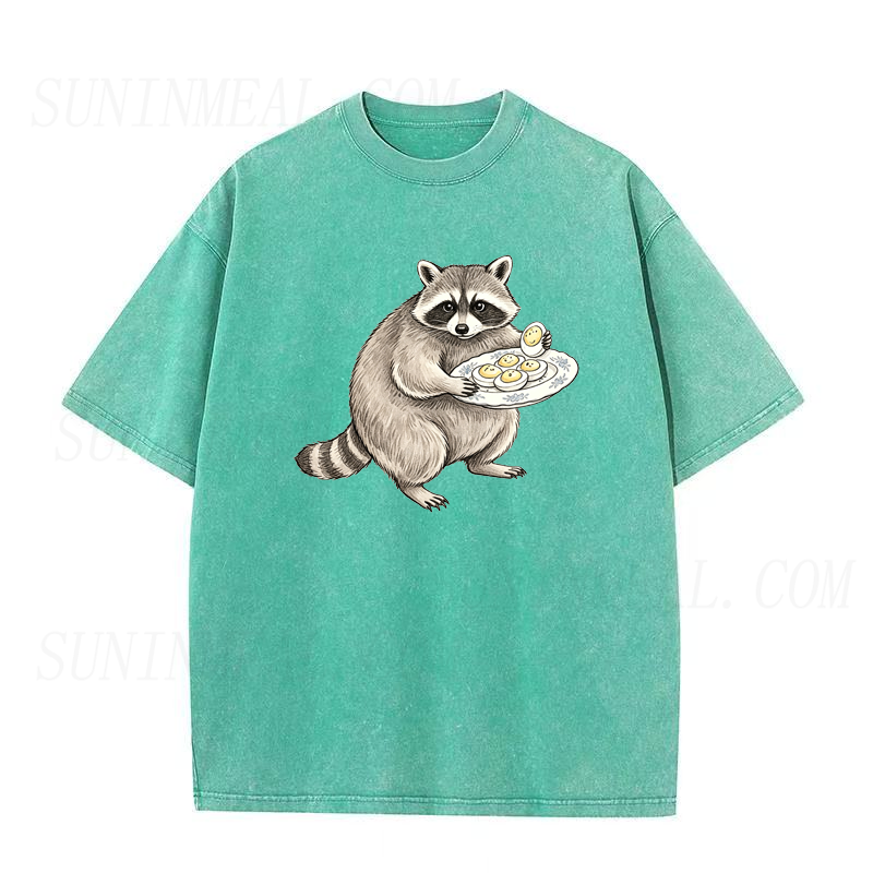 Raccoon & Deviled Eggs Thanksgiving Unisex Tee