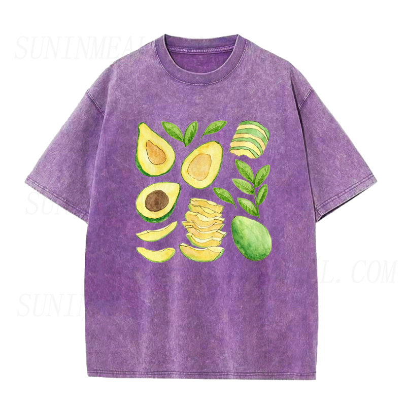 Watercolor Avocado Unisex Tee