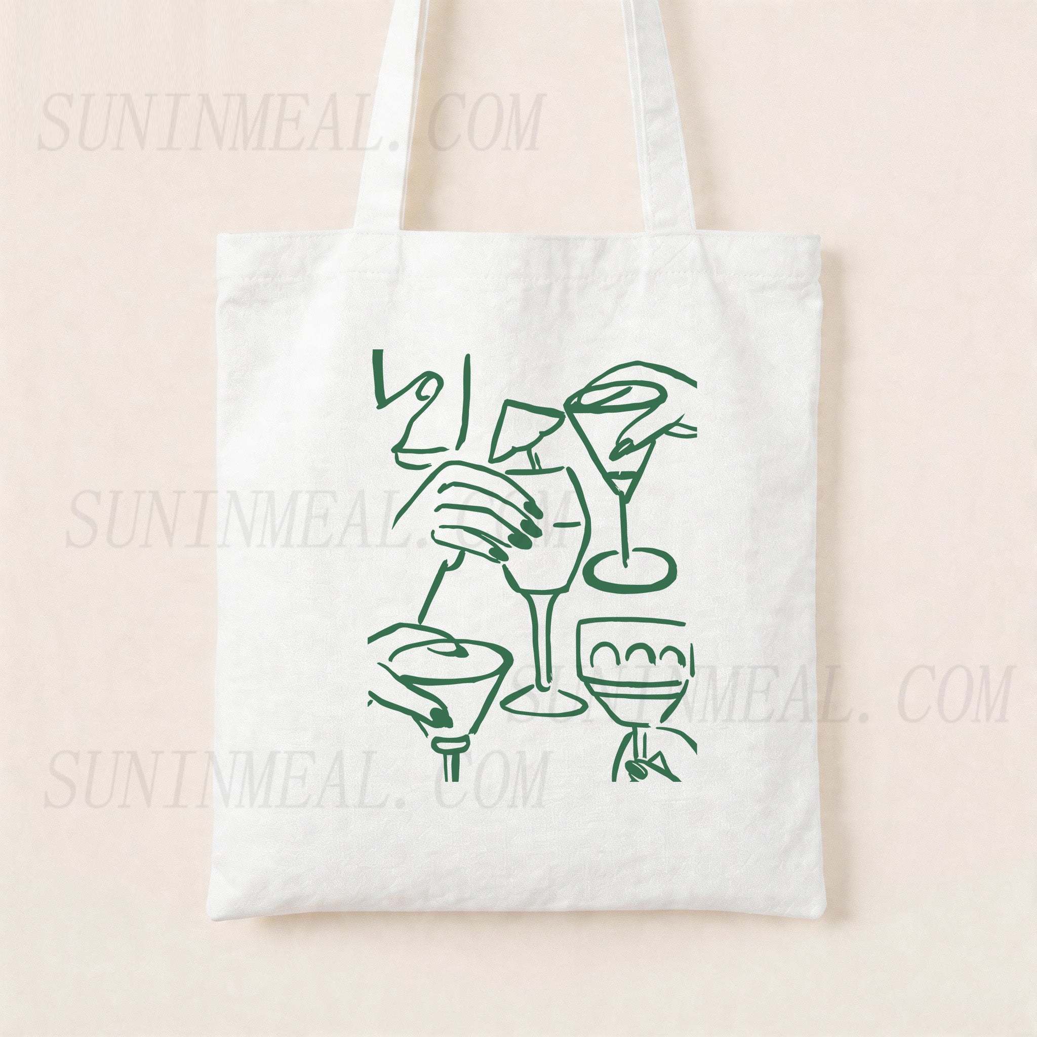 Cheers Canvas Tote Bag