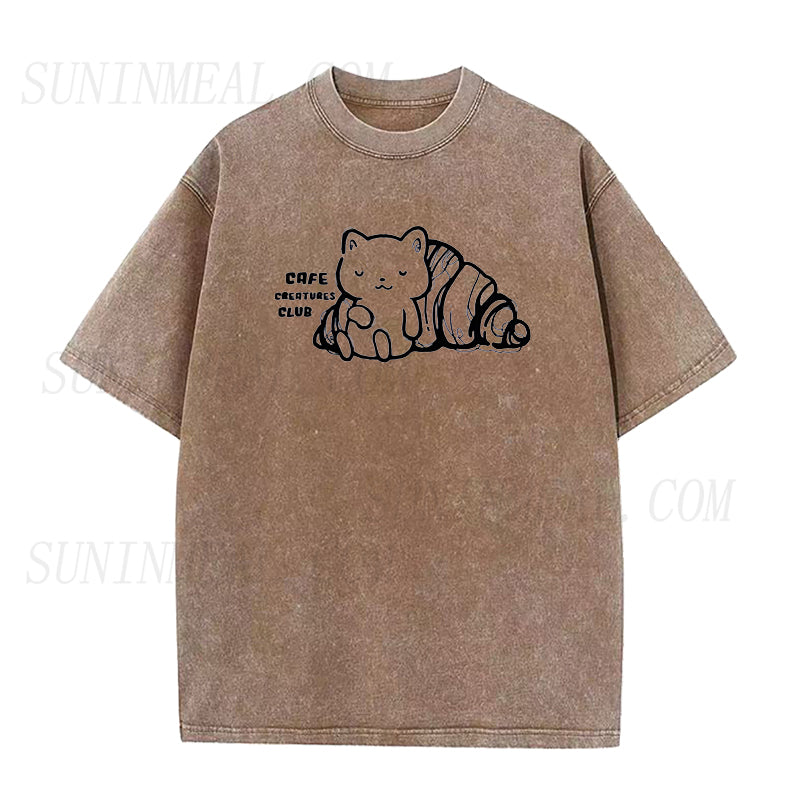 Croissant Cat Unisex Tee