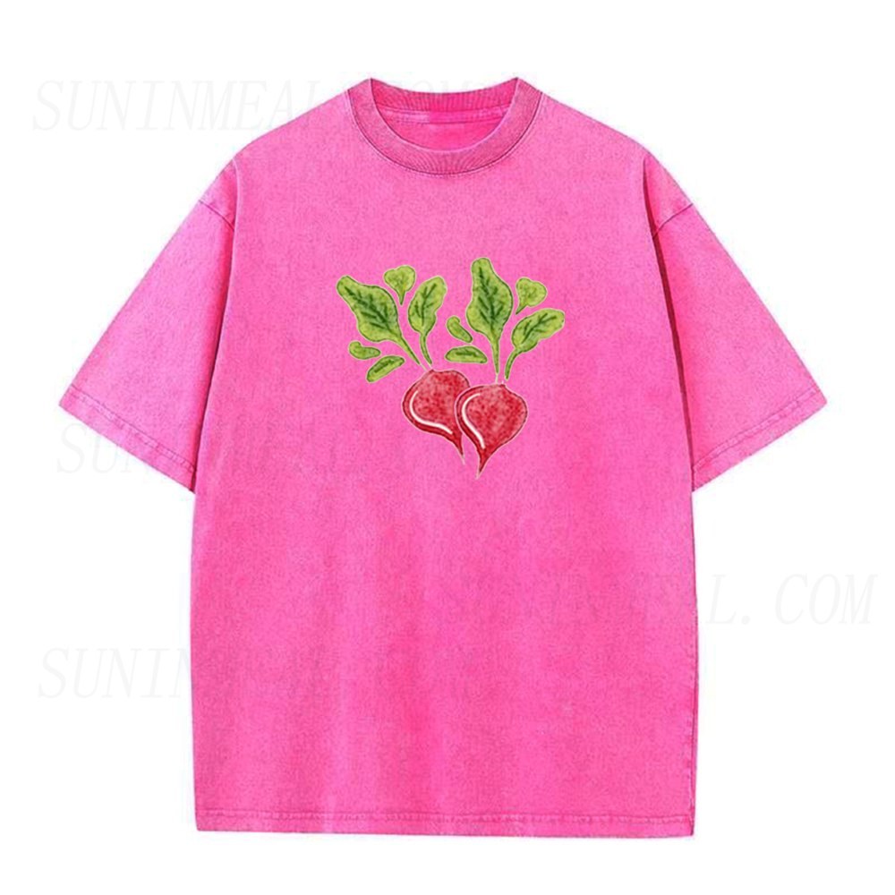 Watercolor Radish Botanical Unisex Tee