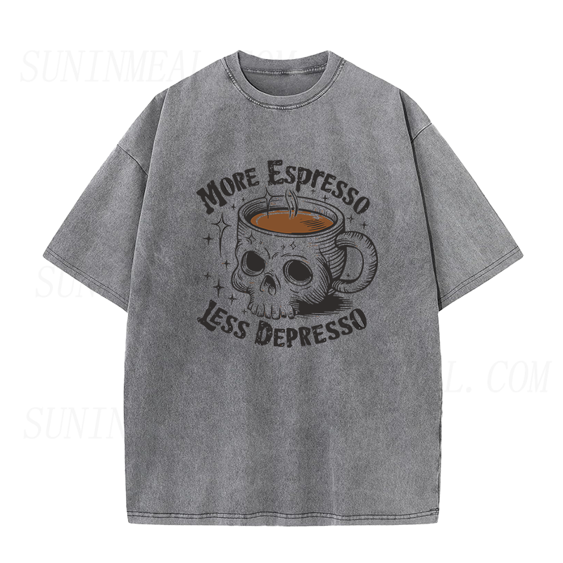 モア・エスプレッソ・レス・デプレッソ ユニセックスTシャツ