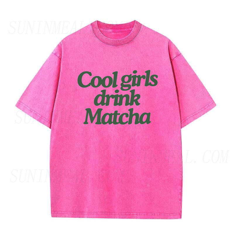 Cool Girls Drink Matcha Unisex Tee
