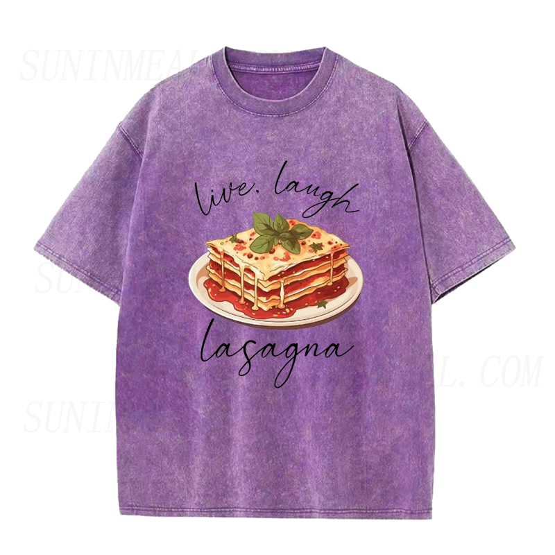 Live Laugh Lasagna Unisex Tee