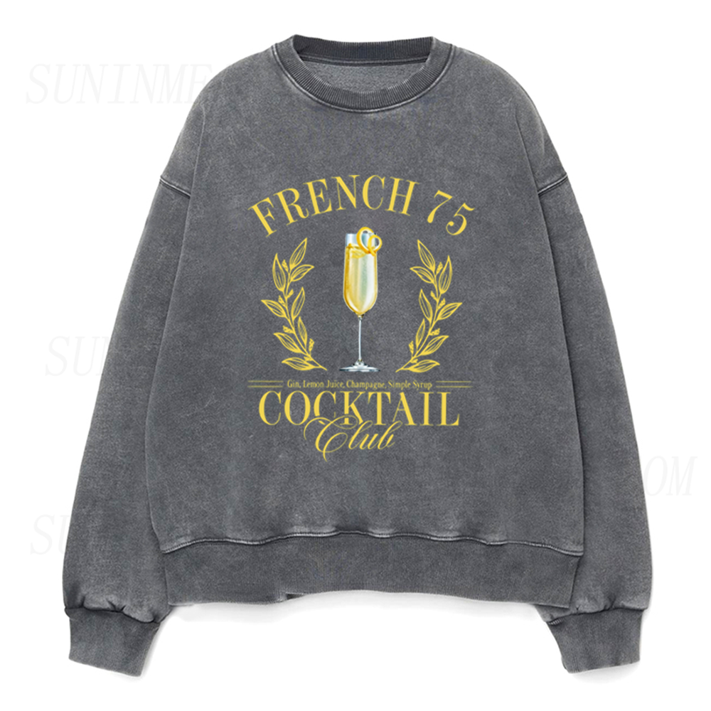 French 75 Cocktail Club Unisex Crewneck Sweatshirt