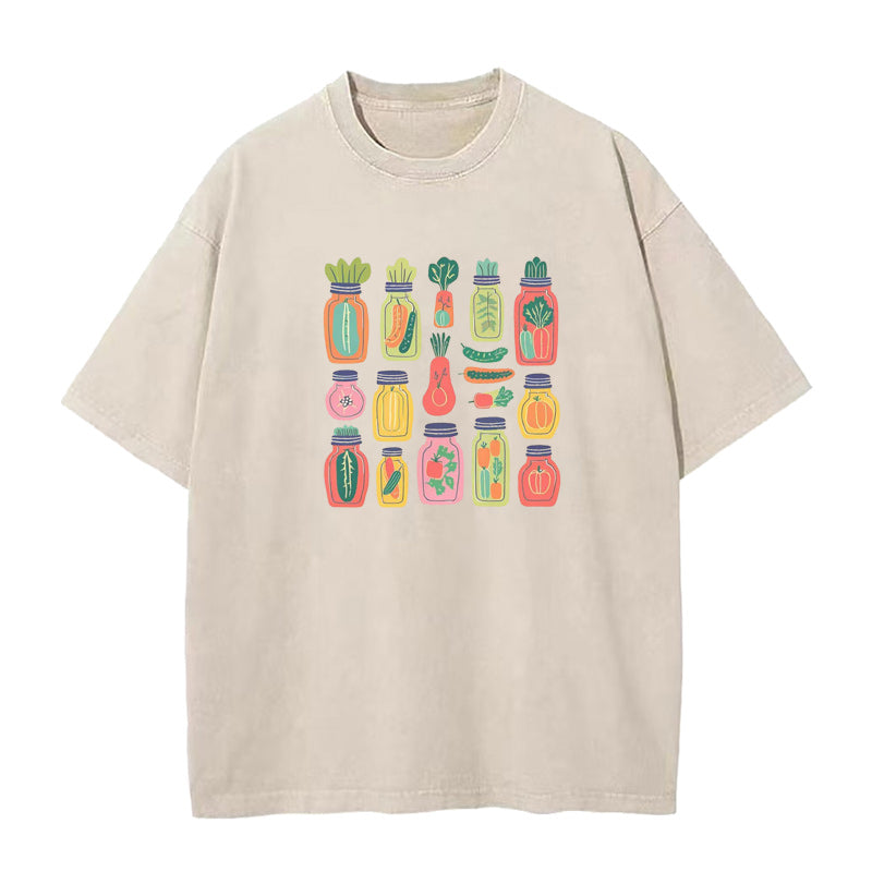 Colorful Pickle Veggie Unisex Tee