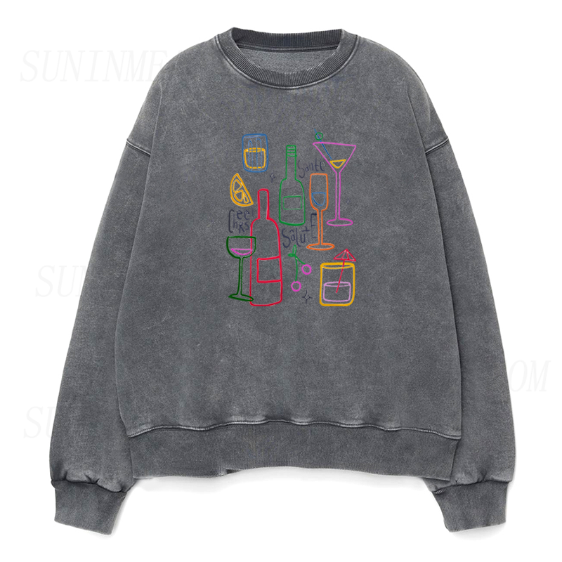 Cheers Salute Santé Unisex Crewneck Sweatshirt