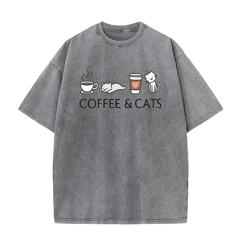 coffee& cat Unisex Tee