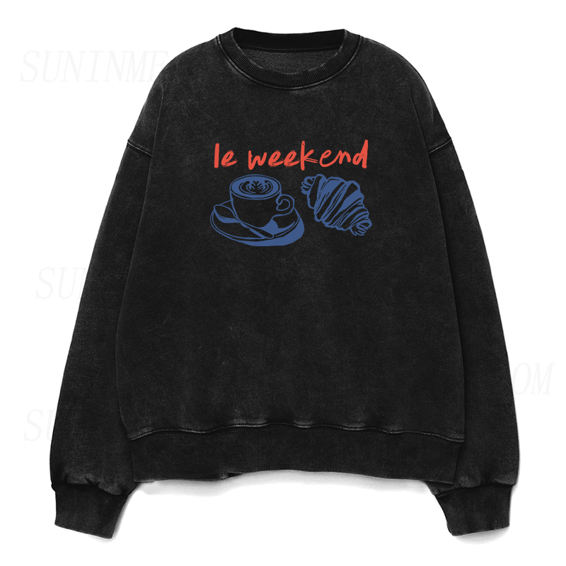 Le Weekend Coffee Unisex Crewneck Sweatshirt