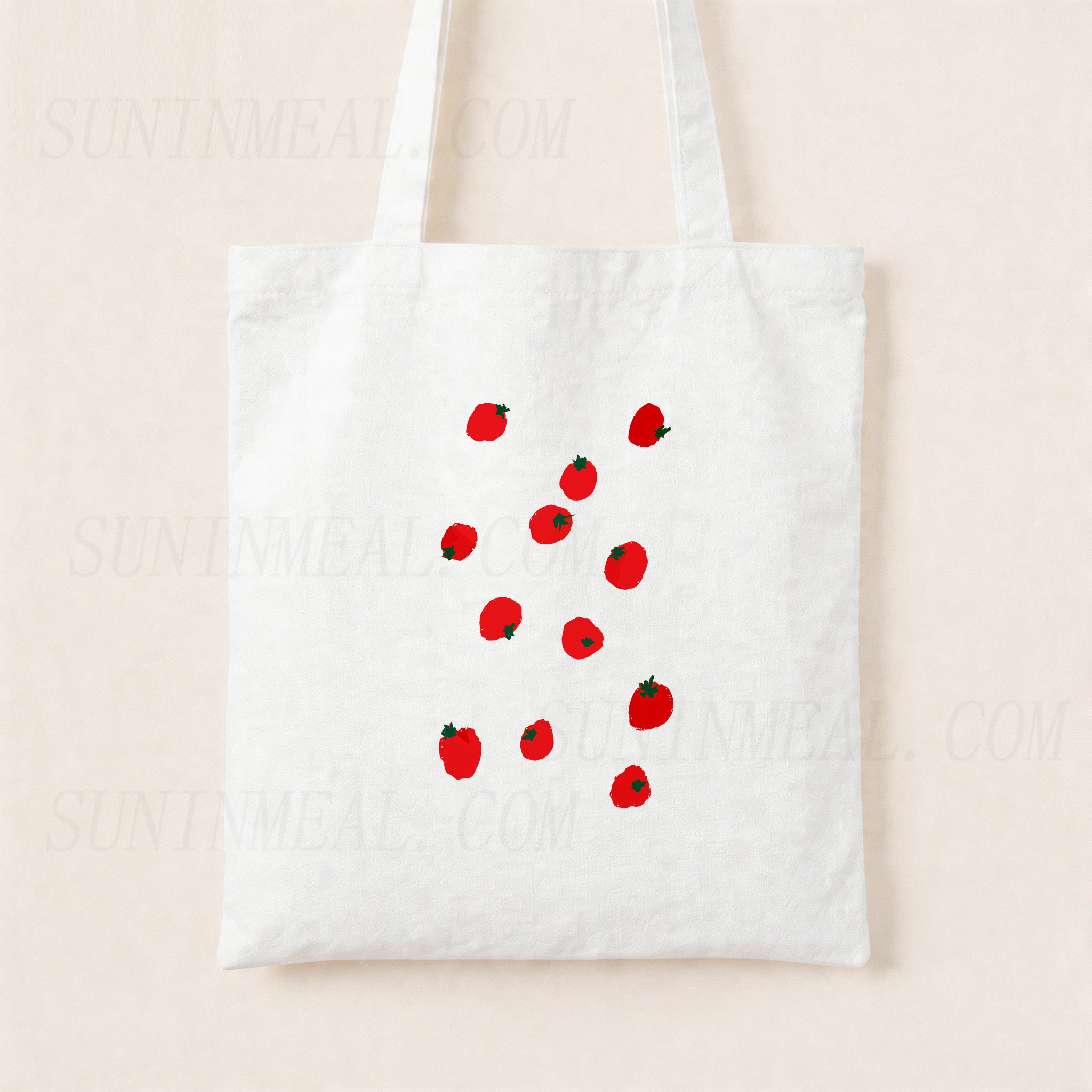 Tomato Canvas Tote Bag