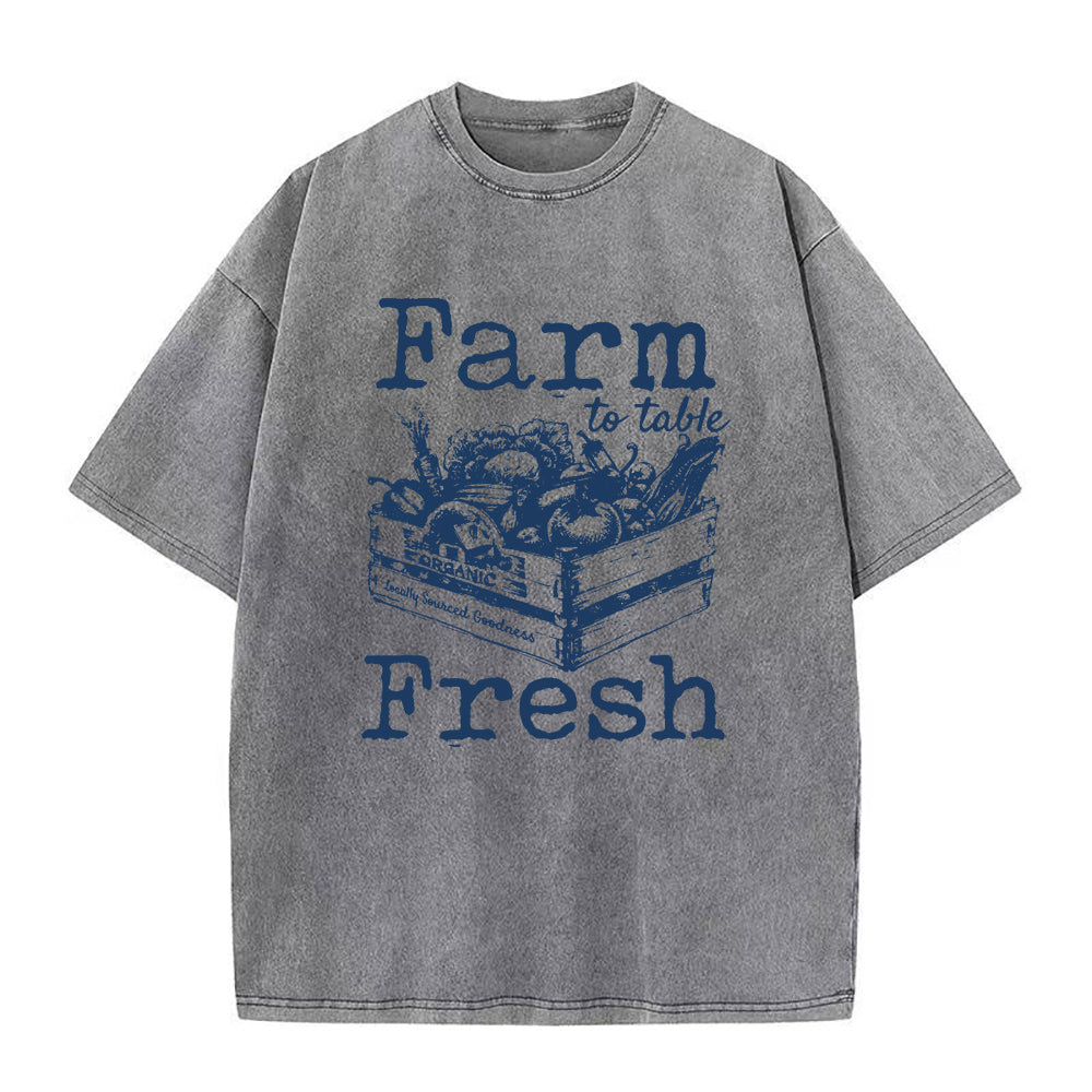 ファーム・トゥ・テーブル フレッシュ ユニセックス Tシャツ