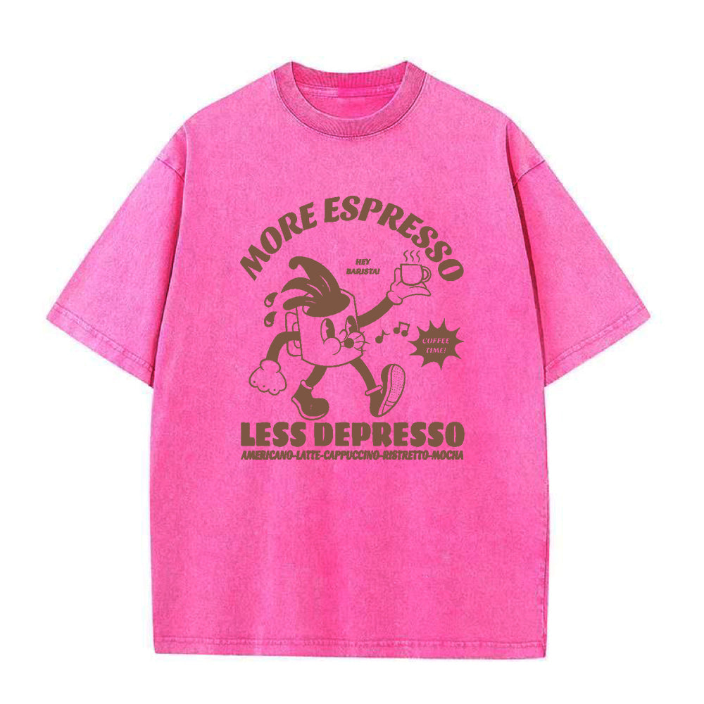 More Espresso Less Depresso Unisex Tee