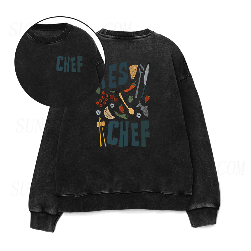 yes chef Unisex Crewneck Sweatshirt