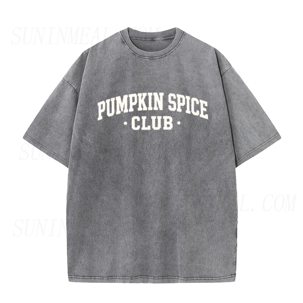 Retro Pumpkin Spice Club Graphic Unisex Tee