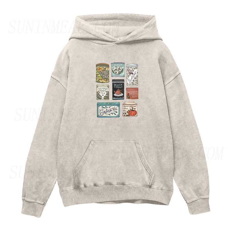 Vintage Tea Tins Unisex Hoodie
