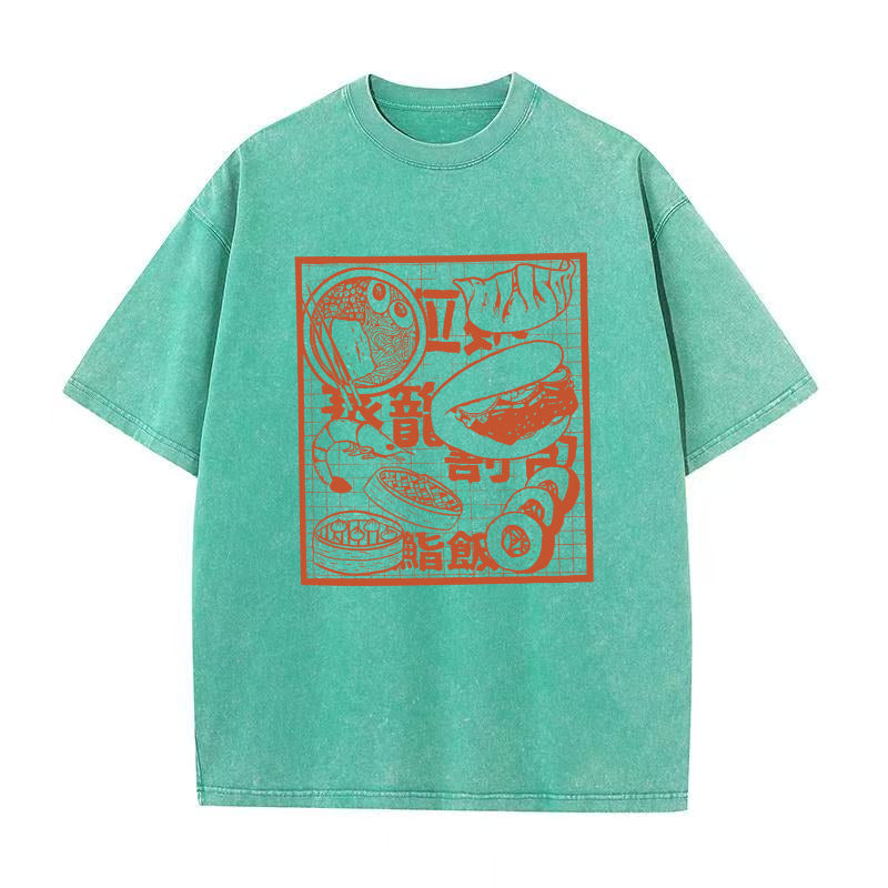 アジアンフード ユニセックスTシャツ