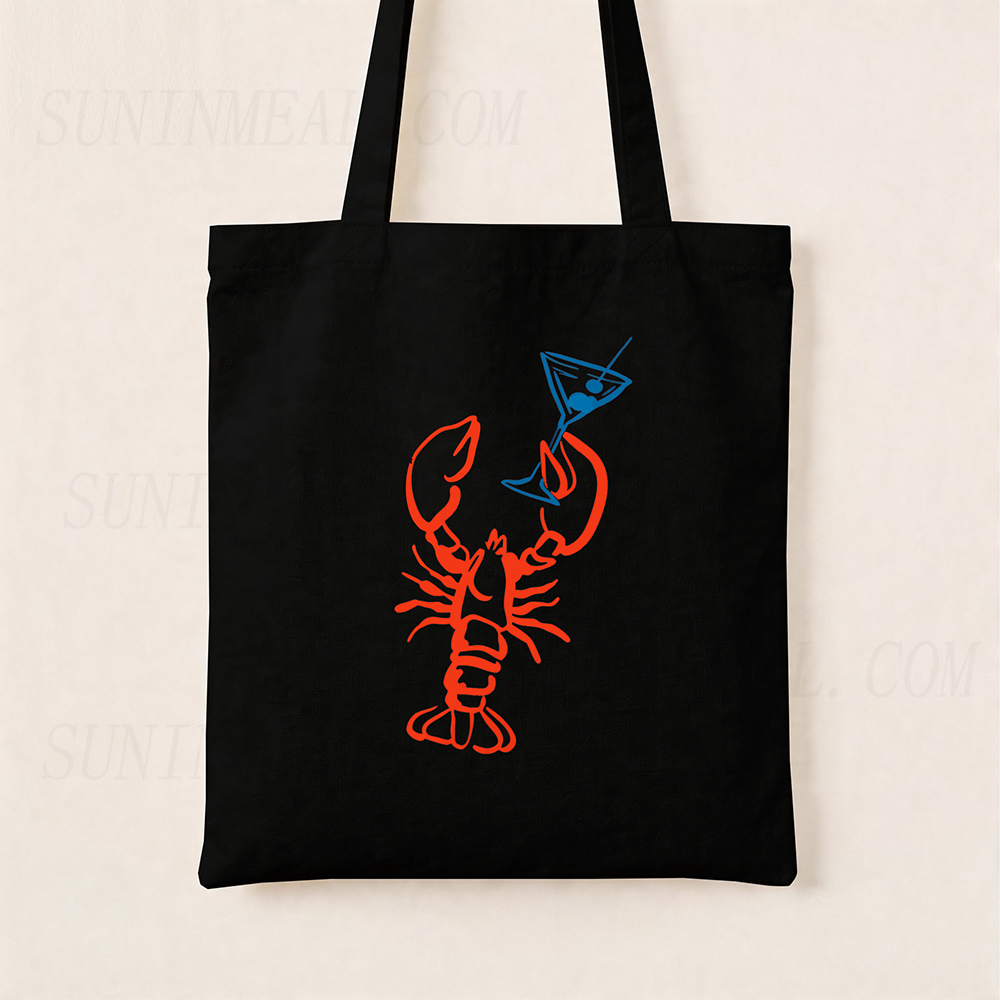 Lobster Martini Canvas Tote Bag