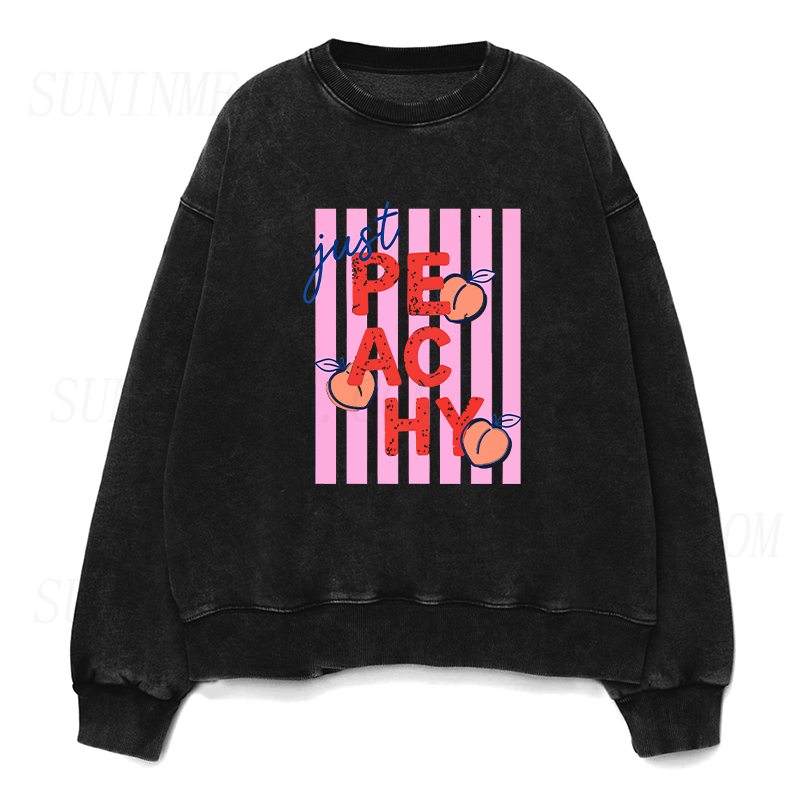 Just Peachy Unisex Crewneck Sweatshirt