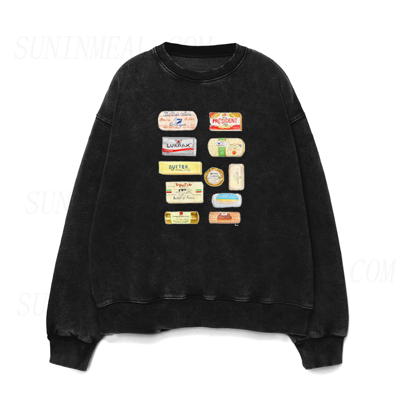 Butter Print Unisex Crewneck Sweatshirt