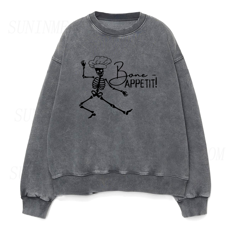 Chef Skeleton Unisex Crewneck Sweatshirt