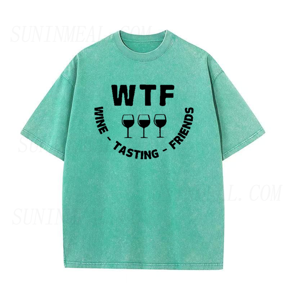 WTF Wine Tasting Friends Unisex Tee
