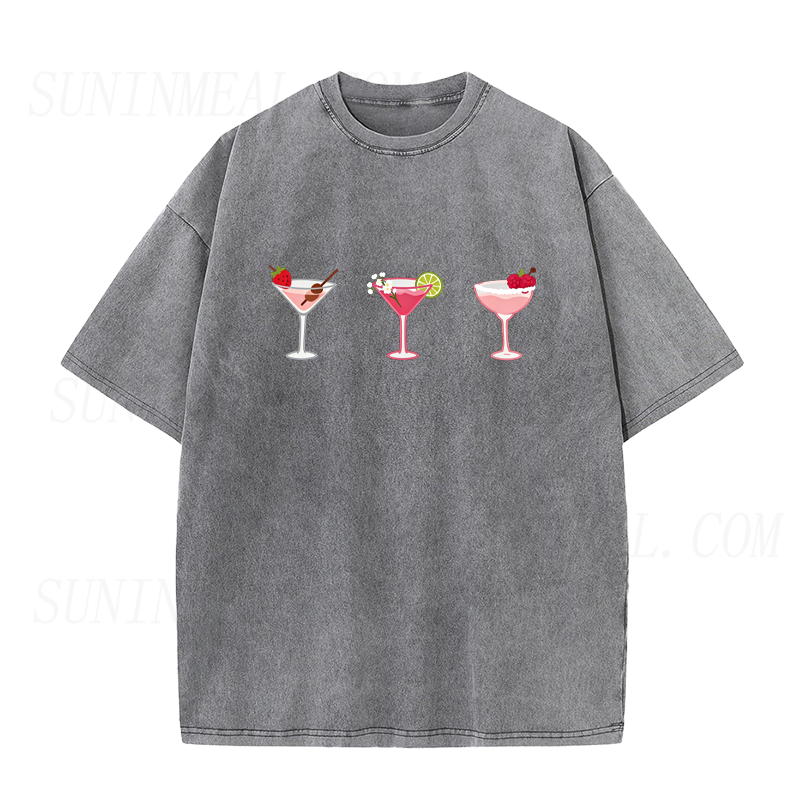Fruity Pink Martinis Unisex Tee